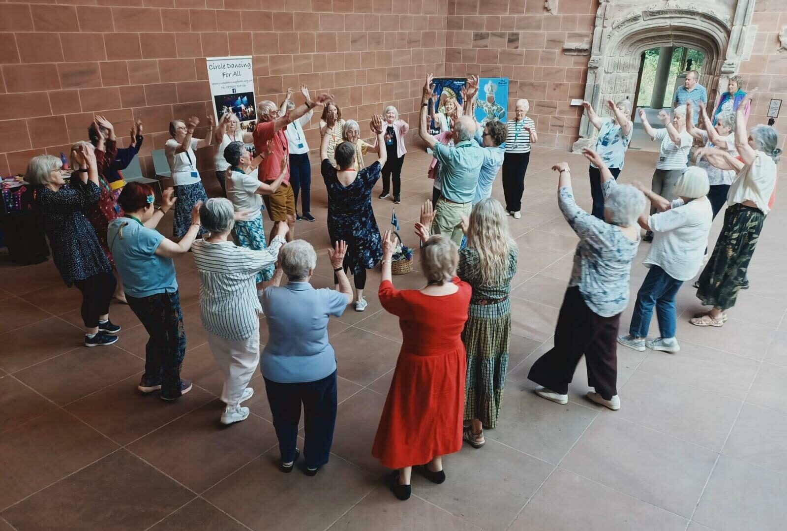 Dancing at the Burrell Collection Glasgow