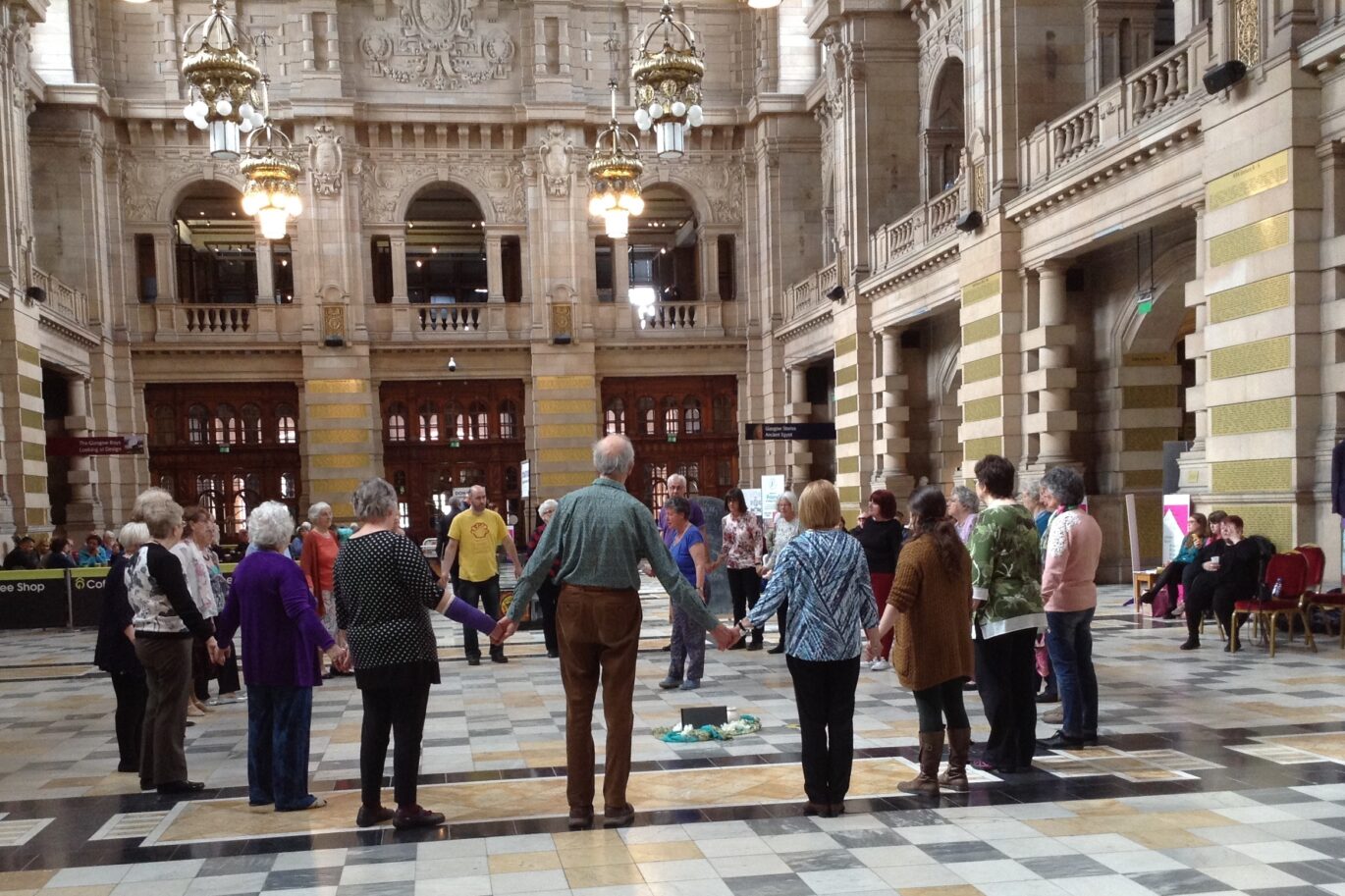 Dancing in Kelvingrove Art Gallery - 