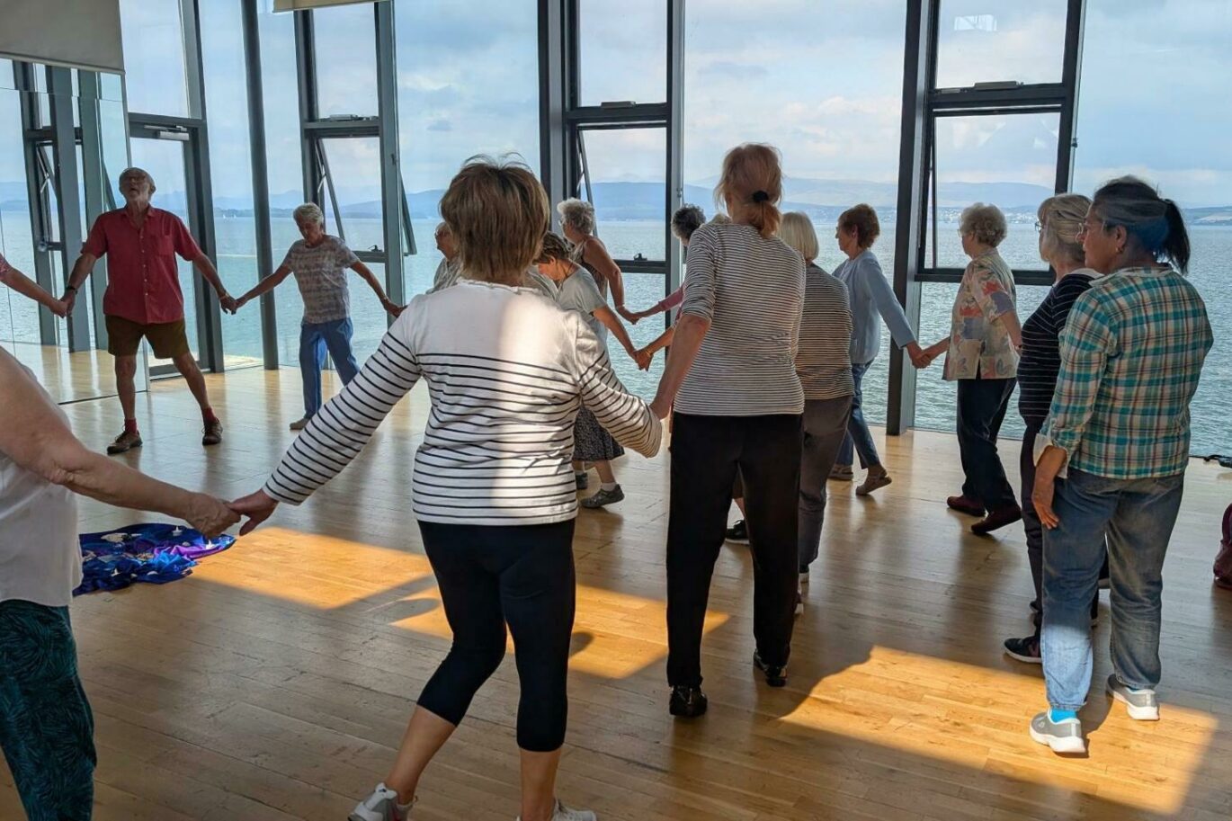 Circle Dancing at the Beacon Art Centre Greenock - Circle Dancing at the Beacon Art Centre Greenock